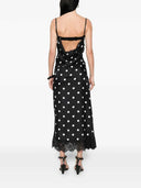 Sportmax Langes gepunktetes Kleid