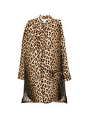 Sportmax Leoparden-Midikleid