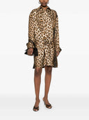 Sportmax Leoparden-Midikleid