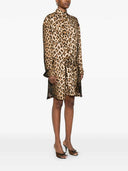 Sportmax Leoparden-Midikleid