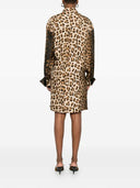 Sportmax Leoparden-Midikleid