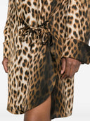 Sportmax Leoparden-Midikleid