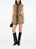 Sportmax Lonza Short Dress With Animal Print