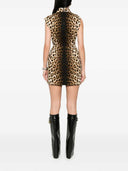 Sportmax Lonza Short Dress With Animal Print