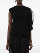 Asymmetrische Sportmax-Bluse