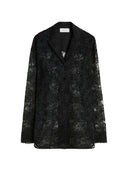 Sportmax skjorte med blomsterblonde