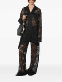Sportmax skjorte med blomsterblonde