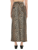 Ganni Skirt With Maxi Slit