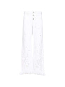 Marant Frayed Broderie Anglaise Trousers
