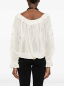 Marant Blouse With Floral Appliqué