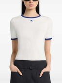 T-Shirt mit Courreges-Logo