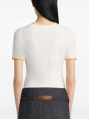 T-Shirt mit Courreges-Logo