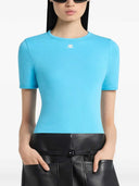 T-Shirt mit Courreges-Logo