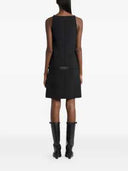 Courreges Mini Dress With Buckle Detail