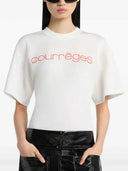 T-Shirt mit Courreges-Logo