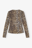 Ganni Top Brown