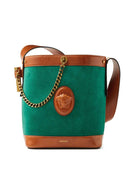 Versace Pivot Kleine Beuteltasche aus Wildleder
