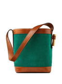 Versace Pivot Kleine Beuteltasche aus Wildleder