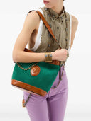 Versace Pivot Kleine Beuteltasche aus Wildleder
