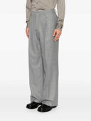 Lardini Wide Leg Pleated Trousers