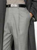 Lardini Wide Leg Pleated Trousers