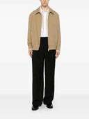 Lardini Wide Leg Trousers With Pressed Pleats