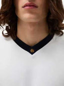 Versace Slim Fit Stretch Cotton Jersey T Shirt