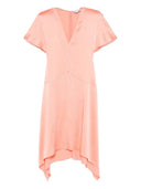 Stella Mccartney Asymmetrical V Neck Midi Dress
