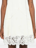 Stella Mccartney Mini Dress With Lace Trim