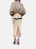 The Attico Short Gabardine Trench Coat