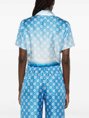 Casablanca Diamond Monogram Tie Shirt
