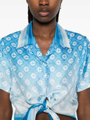 Casablanca Diamond Monogram Tie Shirt