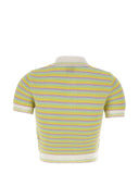 Polo Casablanca a Righe Con Logo Stile Borghese
