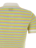 Polo Casablanca a Righe Con Logo Stile Borghese