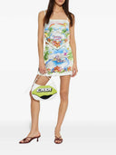 Casablanca Floral Print Silk Top
