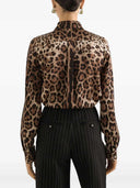 Dolce & Gabbana Hemd mit Leopardenmuster