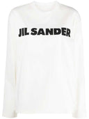 Jil Sander Cotton Sweatshirt With Logo Print