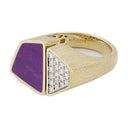 Esteve Ring In Gold And Sugulite