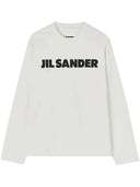 Jil Sander Long Sleeved Shirt With Logo Print