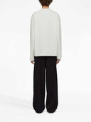 Jil Sander Long Sleeved Shirt With Logo Print