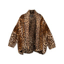 Dolce & Gabbana X Kim Leopard Faux Fur Jacket