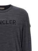 Maglione intarsio logo Moncler