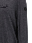 Maglione intarsio logo Moncler
