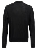 Maglione intarsio logo Moncler