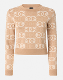 Pinko Gypsies Cropped Jacquard In Tu
