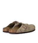 Birkenstock Boston Suede Taupe Unisex Clog