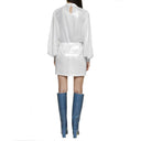 Blanca Vita Blanca Vita Abelia Laminated Mini Dress