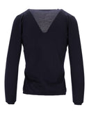 La Rose La Rose V Cardigan Cash/Silk Dark Blu