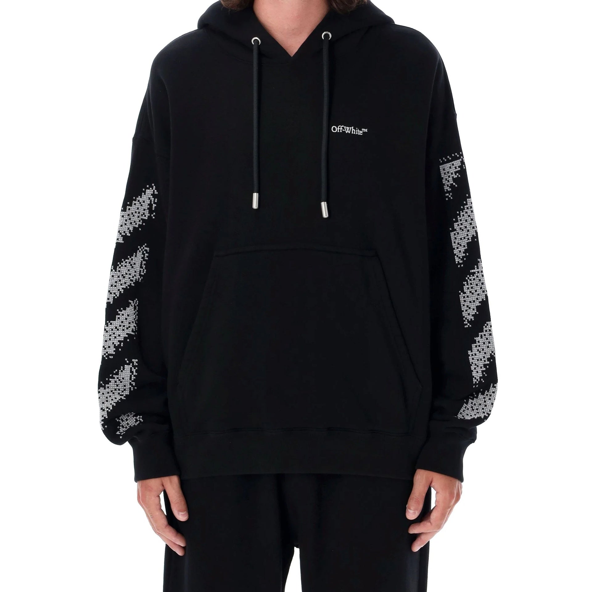 Off White Off White Pixel Diag Skate Kapuzenpullover