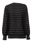 Kangra Cashmere Barchetta Riga Alta Rifinit.Sfrangiate